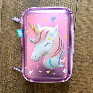 Pink Unicorn Pencil Case